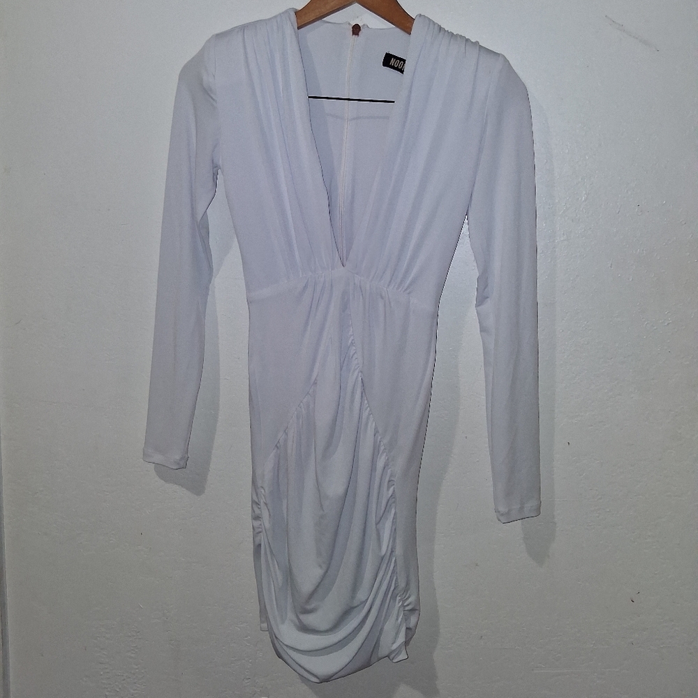 NOOKIE White Temptatiom Long Sleeve Dress - Picture 5 of 10